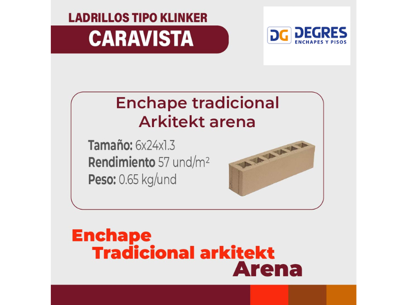 ENCHAPE  CARAVISTA TRADICIONAL ARKITEKT LISO PRIMERA-TG010624ELRP