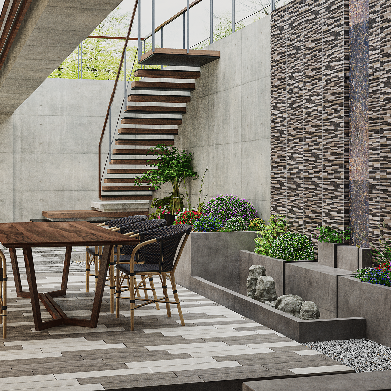 Pared Gethi Gris 30.5X45