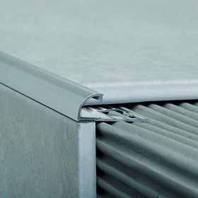 Aluminio guardacanto bullnose 12mm X 2,5m - Unidad.