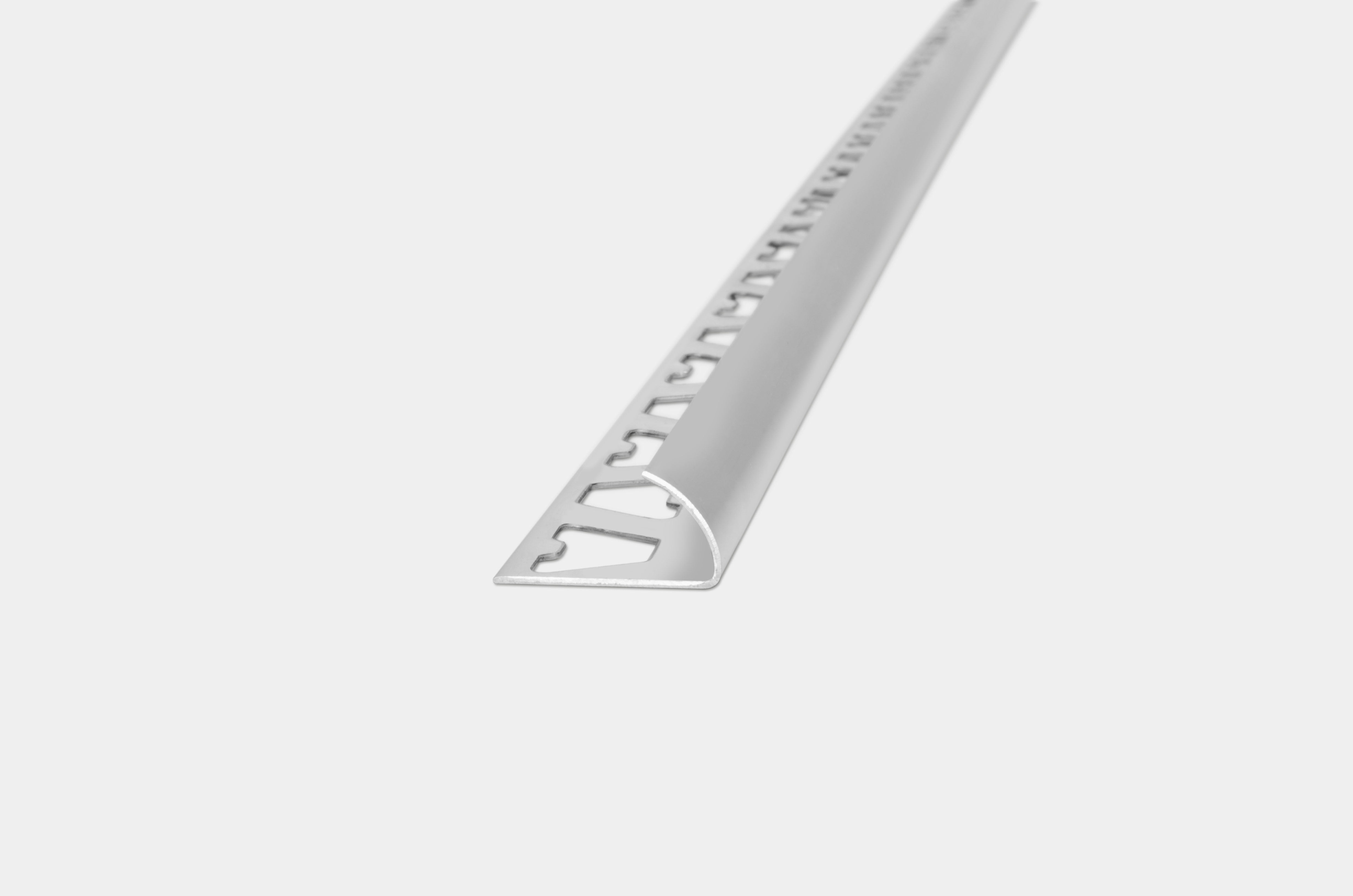Aluminio guardacanto arco 10mm X 2,5m - Unidad.