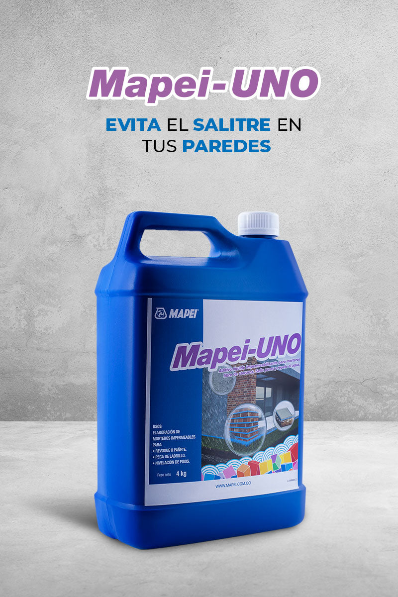 MAPEI UNO GARRAFA X 0.8 KG -ADITIVO-M.P