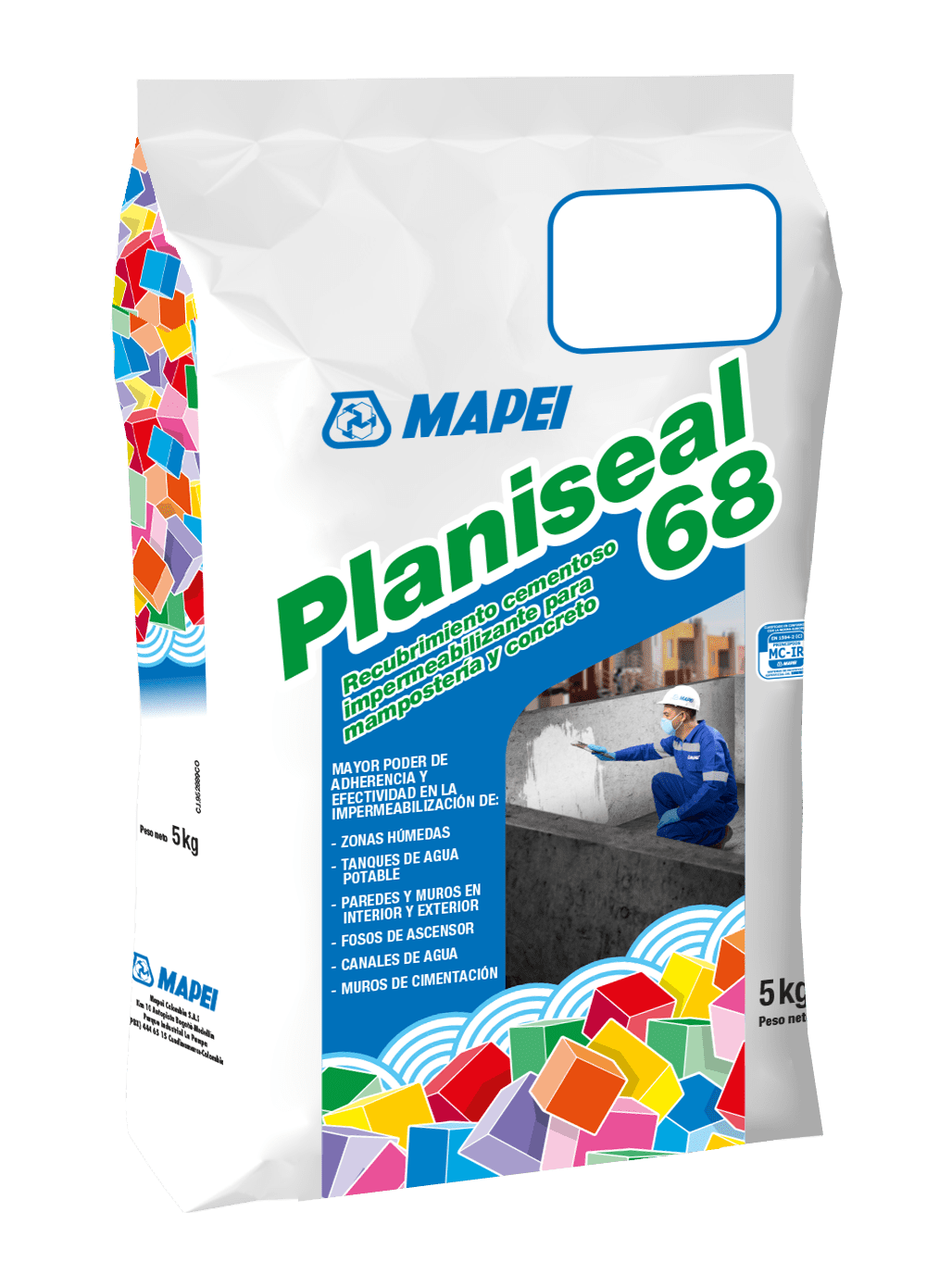 Planiseal 68 Gris X 5 Kg