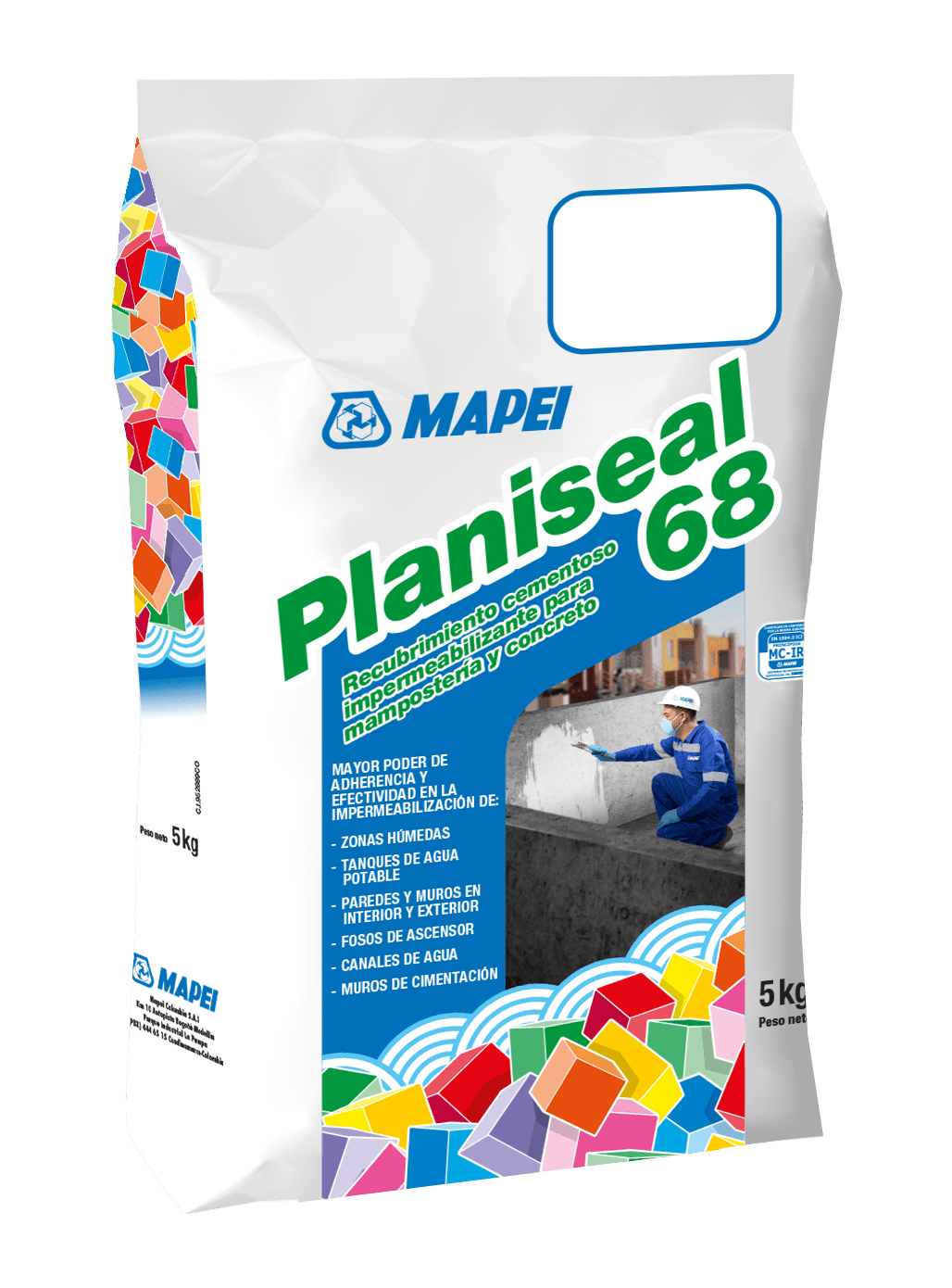 PLANISEAL 68 GRIS X 5 KG M.P