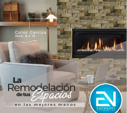 ENCHAPE NATURAL CENIZA 5X15 E.N