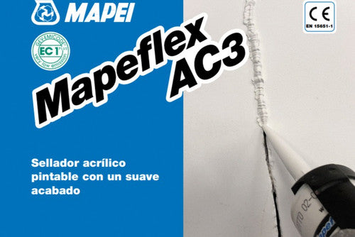 MAPEFLEX AC3 CARTUCHO 310 ML BLANCO-SELLOS Y SILICONAS- M.P.