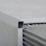 Alumino Guardacanto Quadra Cromo 10X10mmX2.5m